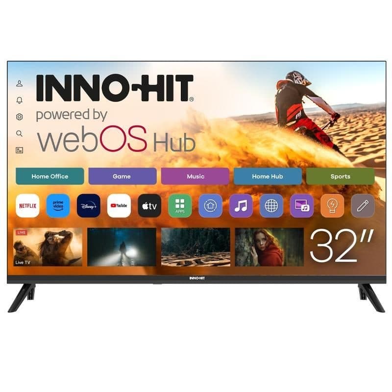 Smart TV LED 32 pollici HD frameless webOS HDR10 - Inno Hit IH32FL2K