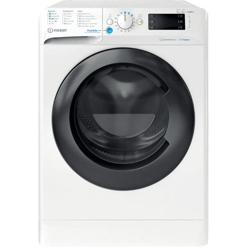 Lavasciuga 9/6 kg inverter con vapore 1400 giri classe D/A - Indesit BDE 96436 WKV IT