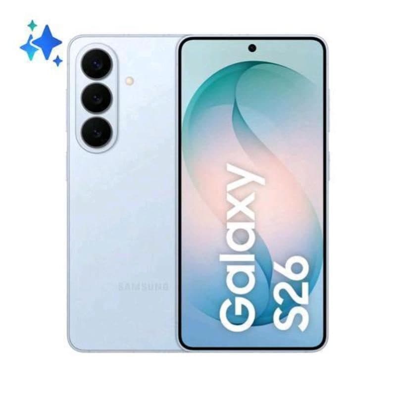Smartphone 5G dual SIM 6.3 pollici octa core 256GB RAM 12GB blu cielo - Samsung Galaxy S26 AI S942