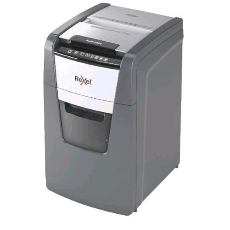 Distruggidocumenti a frammento 150 fogli con cestino da 44 L - Rexel Optimum AutoFeed+ 150M