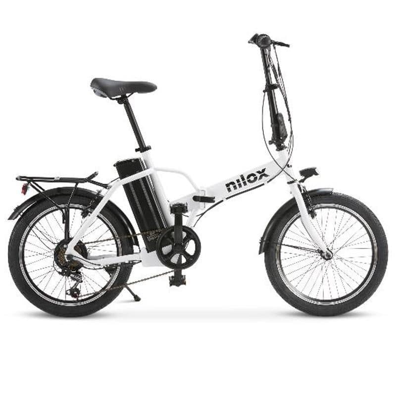 E-bike city bike ruote 20 x 2 motore 250 W freni V-Brake batteria 36V 8Ah autonomia 40 km - Nilox J1 Pro