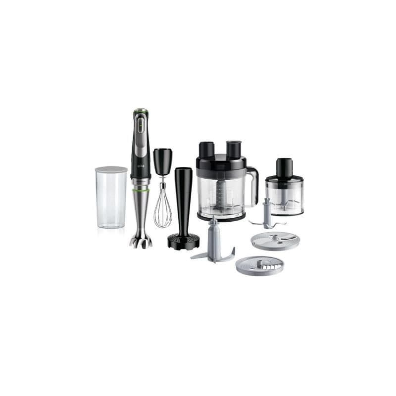 Frullatore a immersione 1200 W 0,6 L nero acciaio inox - Braun MultiQuick 9 MQ 9187XLI