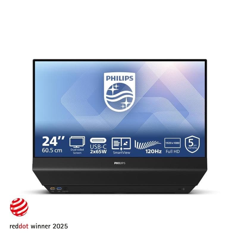 Monitor 23.8 x 2 IPS con USB-C