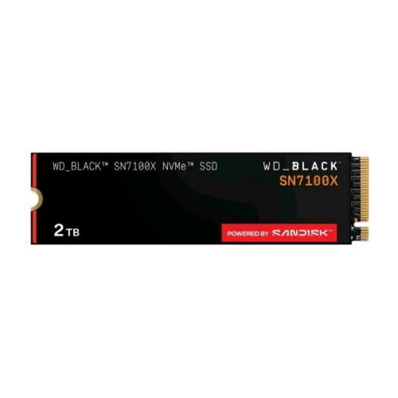 SSD M.2 2TB NVMe PCIe 4.0 7250/6900 MB/s per ROG Xbox Ally (X) e PC - Western Digital WD Black SN7100X
