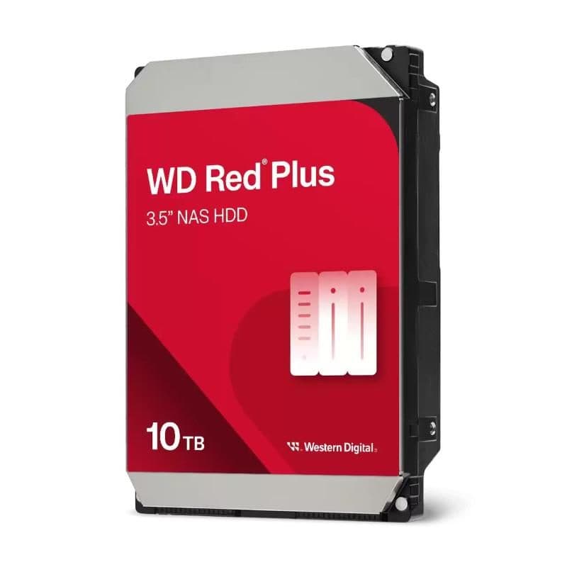 Hard disk NAS 3,5 pollici 10TB 7200 rpm 512MB SATA 3 - Western Digital Red Plus