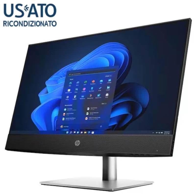 PC All-in-one ricondizionato 24 pollici Core i5-9500 8GB SSD 256GB Windows 11 Pro senza webcam e senza MM - PC Reset 440 G6