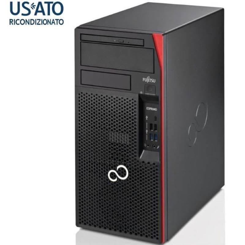 PC tower ricondizionato Intel Core i5-8x00 16GB RAM SSD 512GB Windows 11 Pro - PC Reset Fujitsu P558/P758