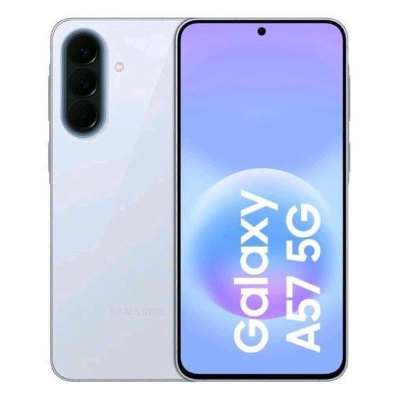 Smartphone 5G dual SIM 6.7 pollici octa core 128GB RAM 8GB blu ghiaccio - Samsung Galaxy A57 5G A576
