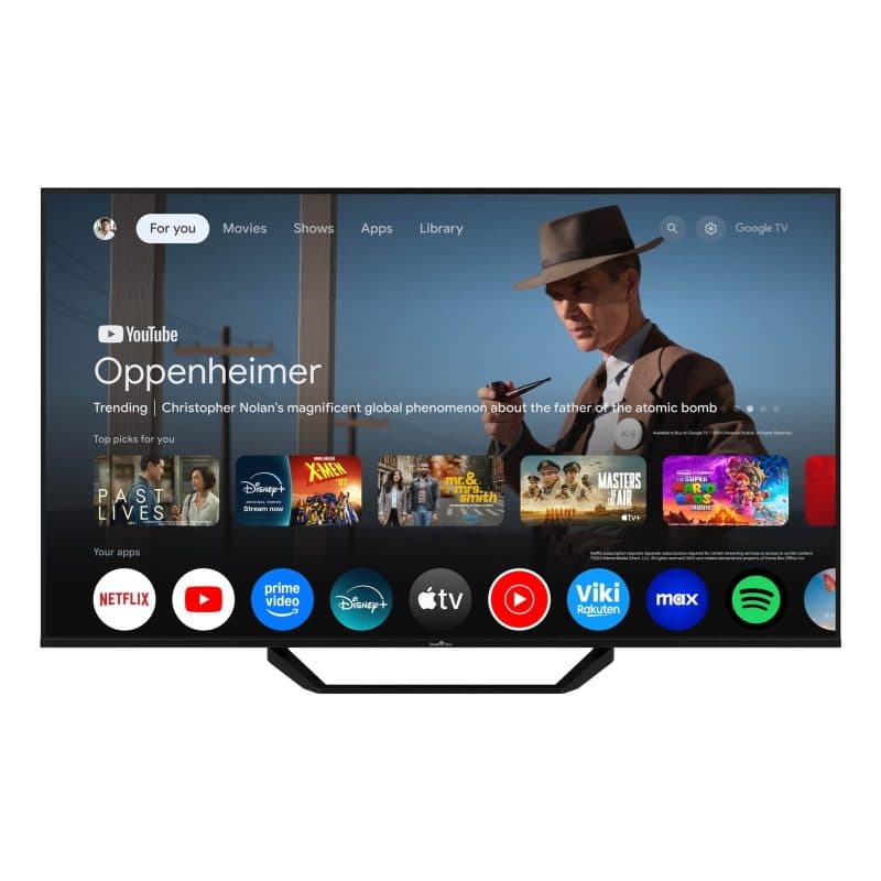 TV 55 pollici QLED UHD 4K Google TV - Smart Tech