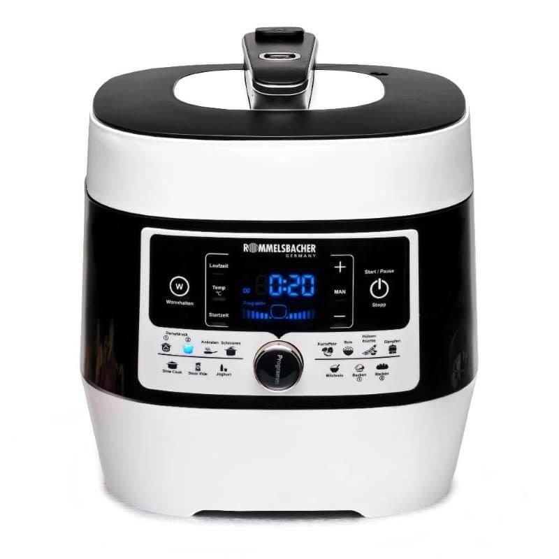 Piccolo elettrodomestico digitale 4 L con LCD in plastica nero/bianco - Rommelsbacher MD 1000
