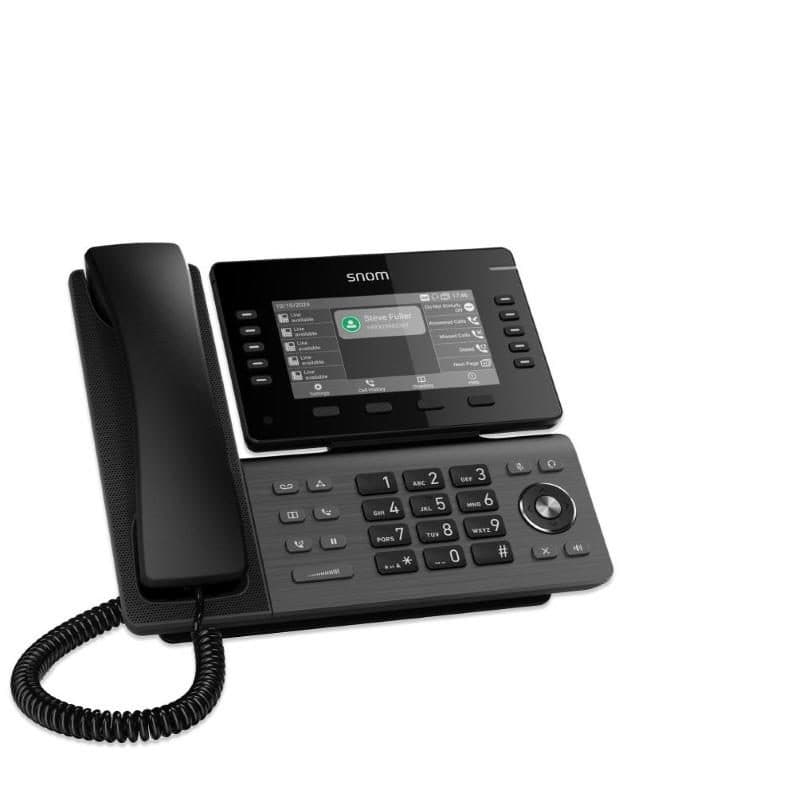 Telefono IP con display TFT Wi-Fi nero - Snom D815W