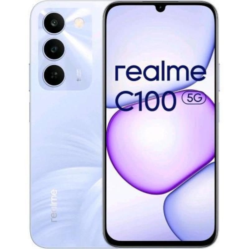 Smartphone 5G dual SIM 6.8 pollici octa core 256GB RAM 4GB viola - Realme C100