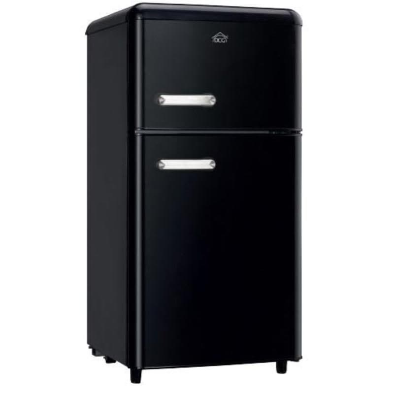 Frigorifero doppia porta linea Retrò 100 L classe E nero - DCG MF100BCDP