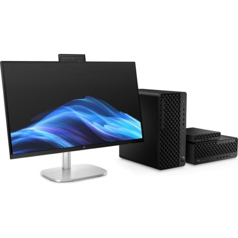PC All-in-one Core Ultra 5 235 3.4 GHz vPro Enterprise 16GB RAM SSD 512GB, tastiera QWERTZ - HP EliteStudio 8 G1i AI