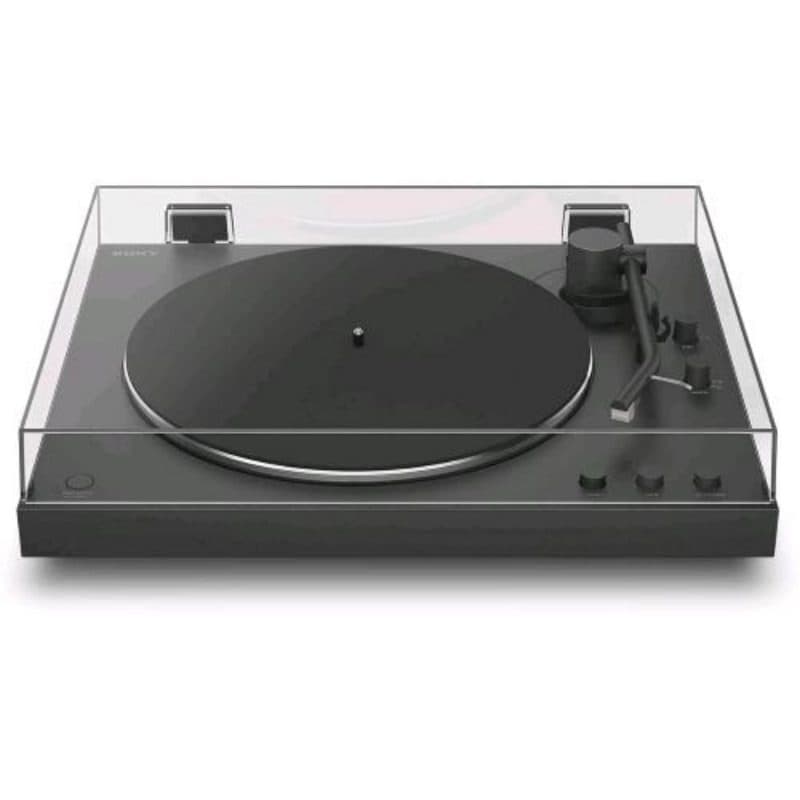 Giradischi Bluetooth riproduzione automatica trasmissione a cinghia preamplificatore phono 2 velocità nero - Sony PS-LX3BT