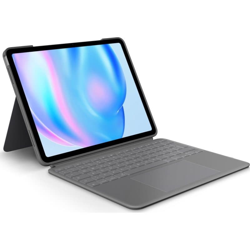 Tastiera QWERTZ (layout tedesco) con Smart Connector grigio - Logitech Combo Touch