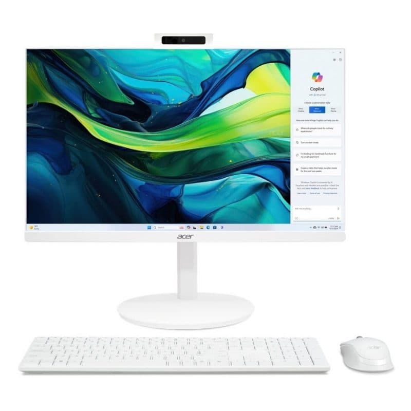 PC All-in-one 27 pollici 1920 x 1080 pixel Intel Core i7-1355U 16GB DDR4 SSD 1TB - Acer Aspire C27-1E13U7UNH