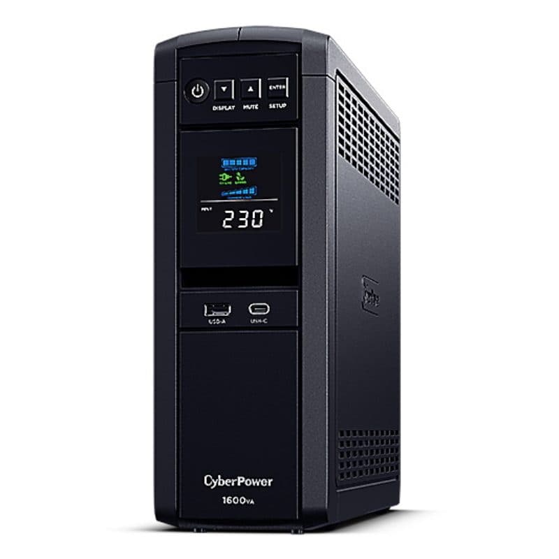 Gruppo di continuità UPS line interactive 1600 VA/1000 W 6 prese Schuko - CyberPower CP1600EPFCLCD