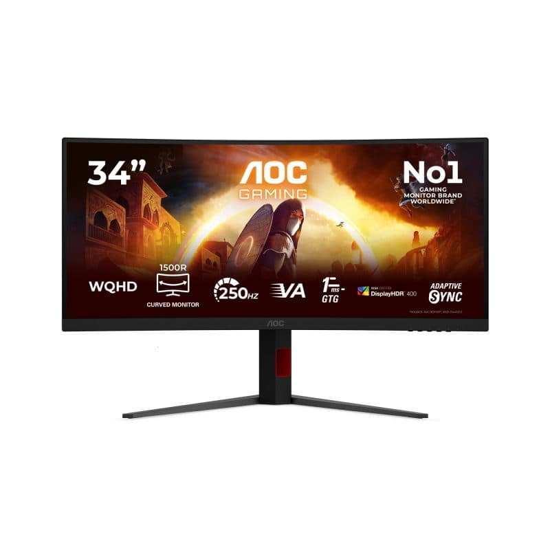 Monitor 34 pollici 3440 x 1440 con regolazione in altezza e USB-C