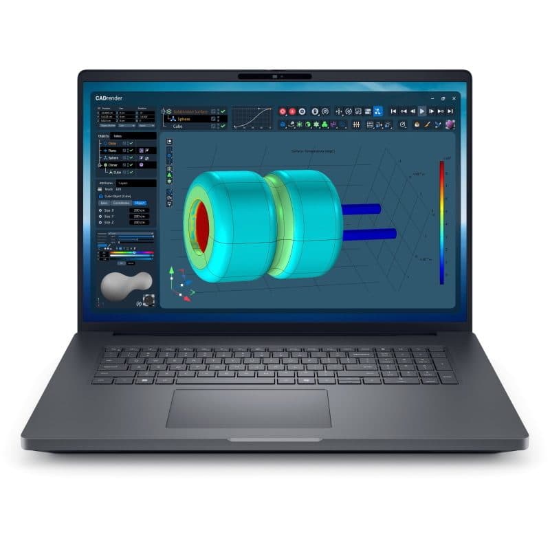 Workstation mobile 18 pollici Quad HD+ Intel Core Ultra 7 265HX 32GB DDR5, tastiera QWERTZ - Dell Pro Max 18 Plus MB18250