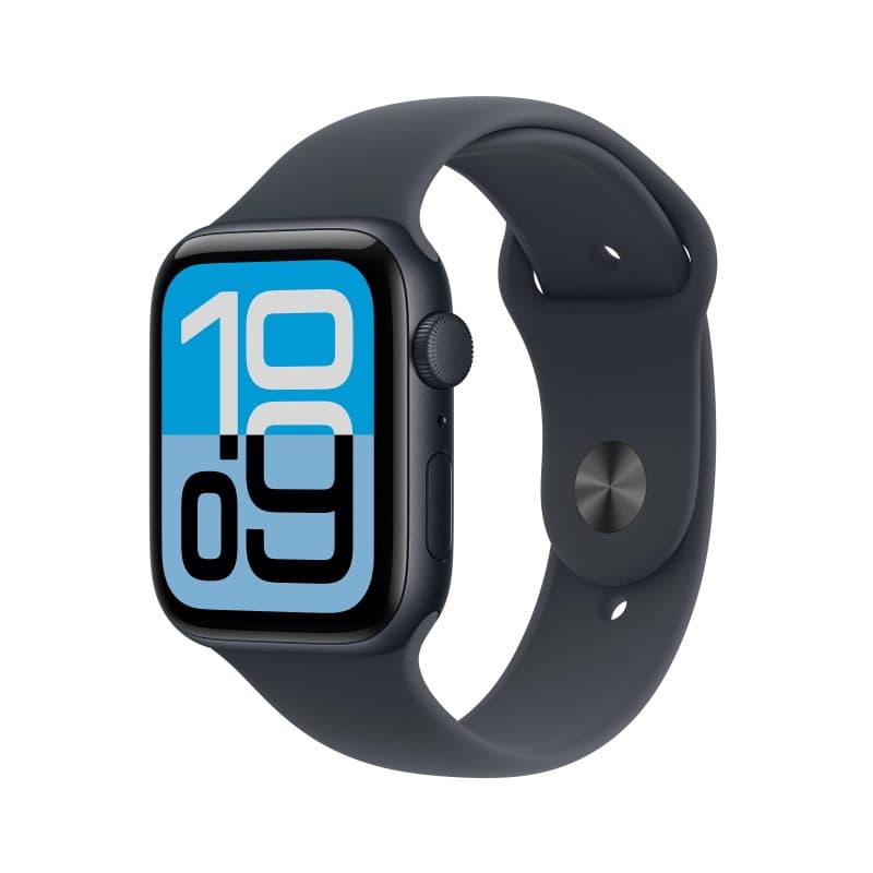 Smartwatch GPS 44 mm cassa in alluminio Midnight con cinturino Sport Band Midnight taglia S/M - Apple Watch SE 3