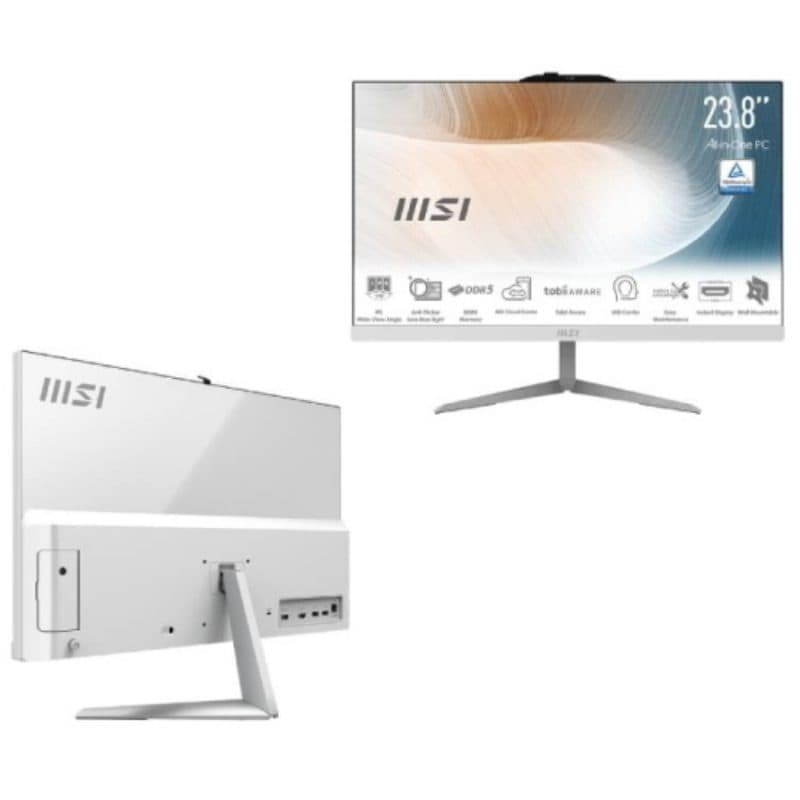 PC All-in-One 23,8 pollici Intel Core 5 120U 16GB SSD 512GB Windows 11 Pro bianco - MSI