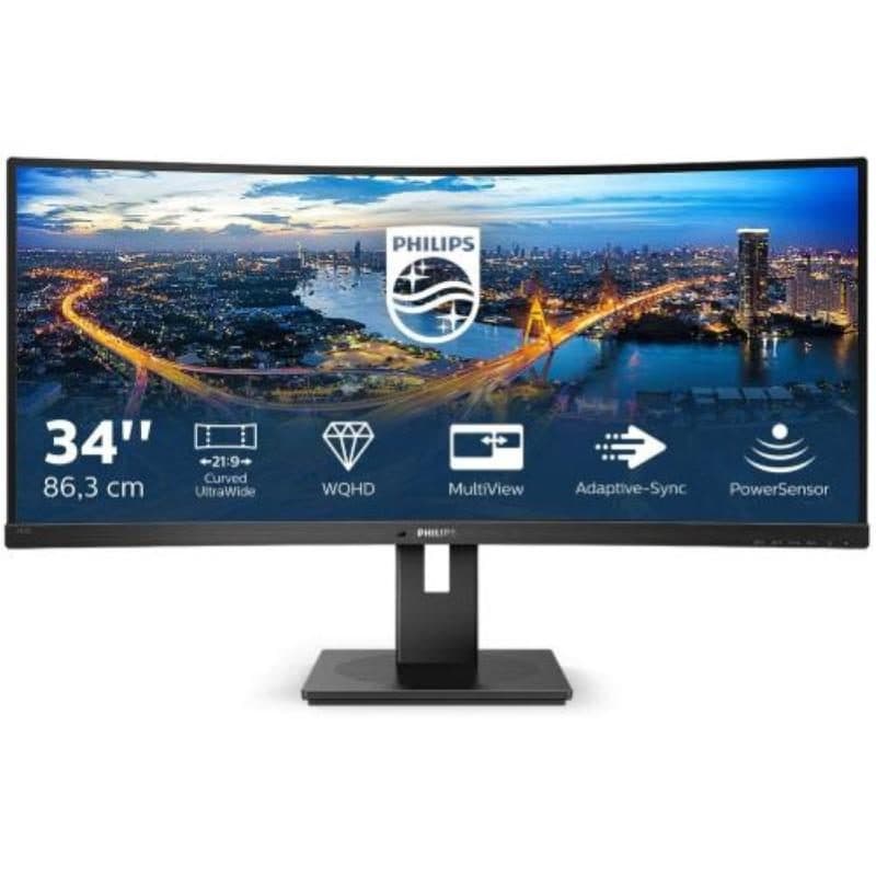 Monitor curvo LED 34 pollici WQHD 3.400 x 1.440 - Philips B Line 345B1C/00