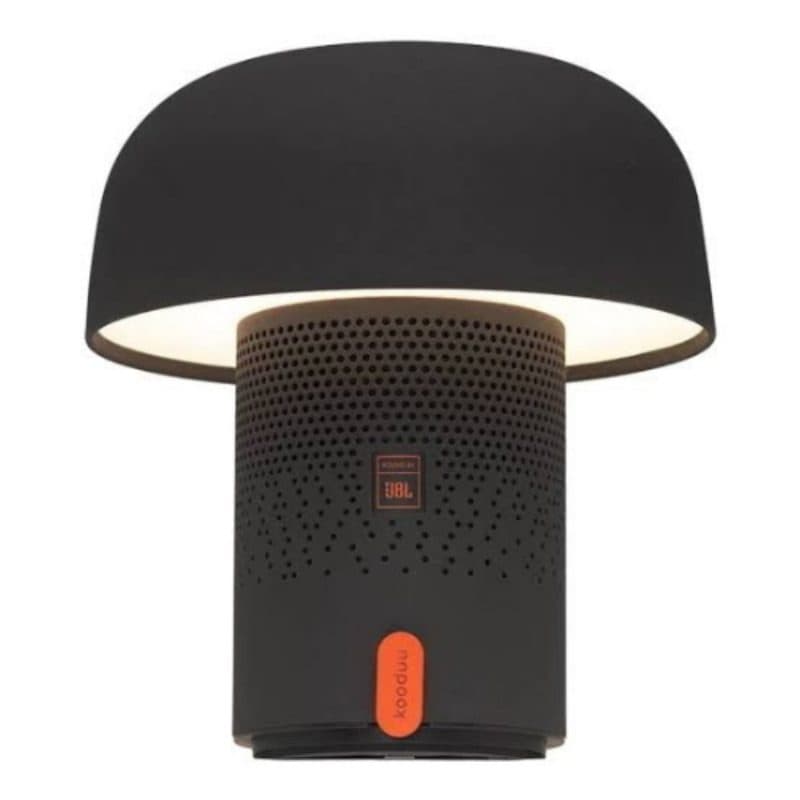 Lampada LED da tavolo ricaricabile con speaker Bluetooth JBL antracite - Kooduu Sensa Play by JBL
