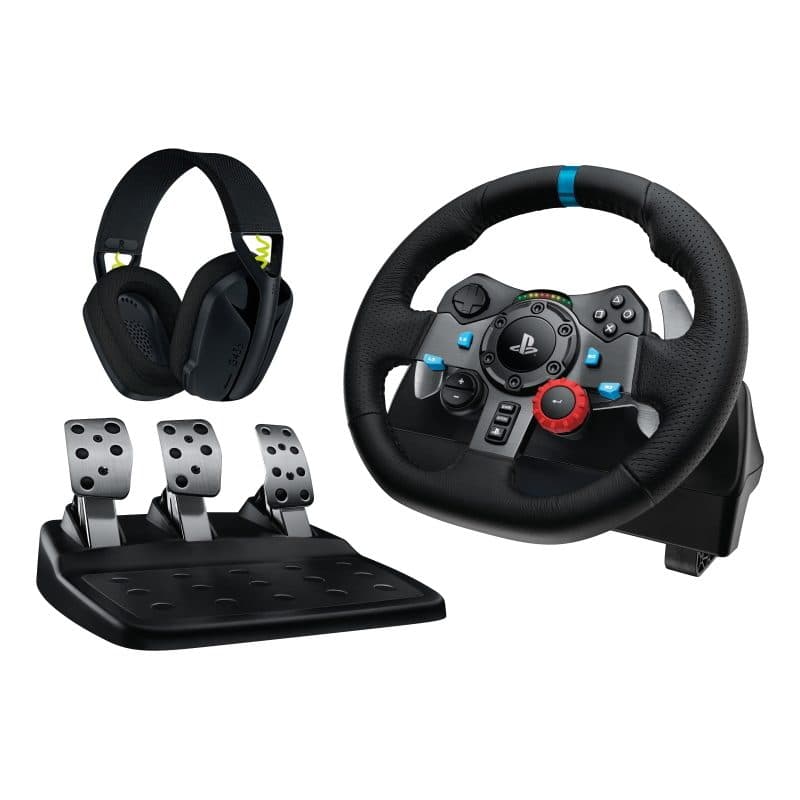 Set volante e pedali con cavo - Logitech G G29