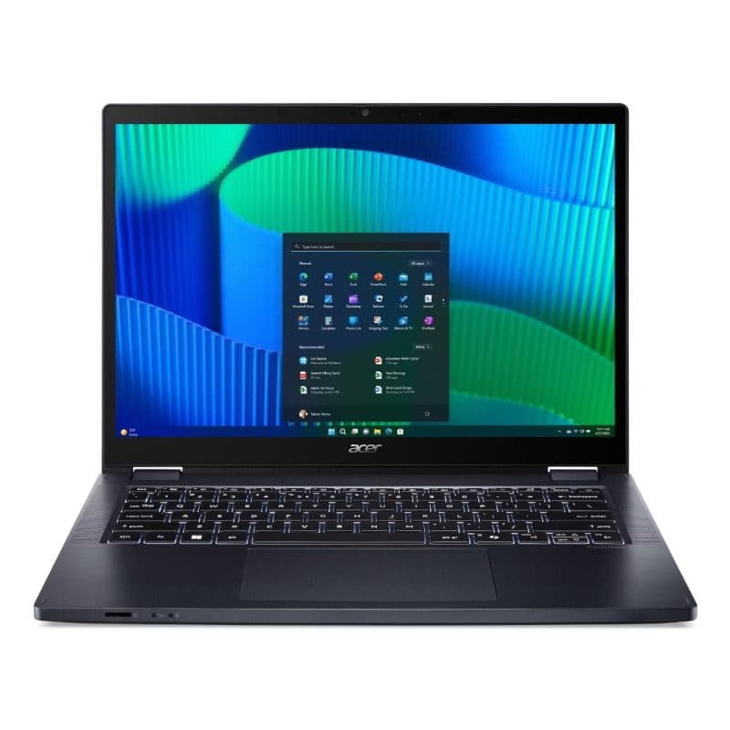 Notebook 2 in 1 ibrido 14 pollici touch screen WUXGA Intel Core Ultra 5 125U 16GB DDR5 - Acer TravelMate TMP414RN-54-TCO-5496
