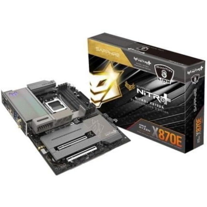 Scheda madre AMD X870E Wi-Fi 7 DDR5 PCIe 5.0 socket AM5 ATX - Sapphire Nitro+ X870EA