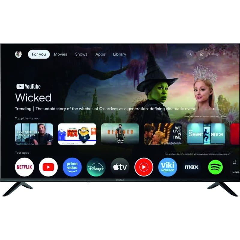 Smart TV 55 pollici UHD 4K Google TV - Strong