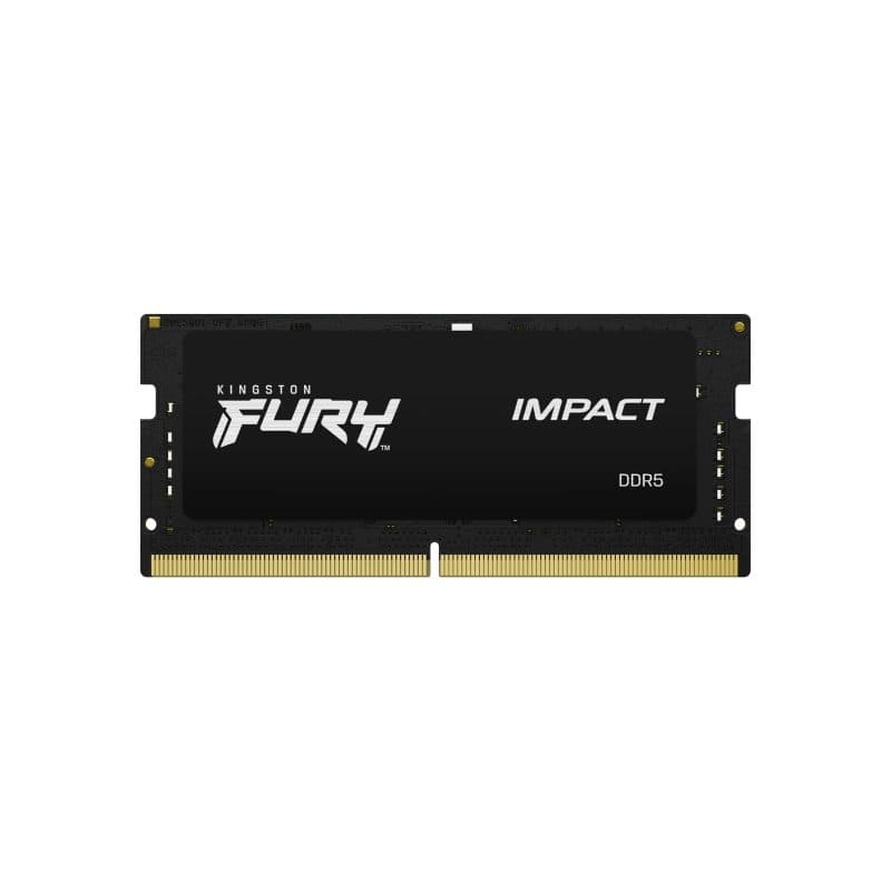 Memoria RAM 16GB DDR5 6400MT/s CL38 SODIMM XMP - Kingston Fury Impact