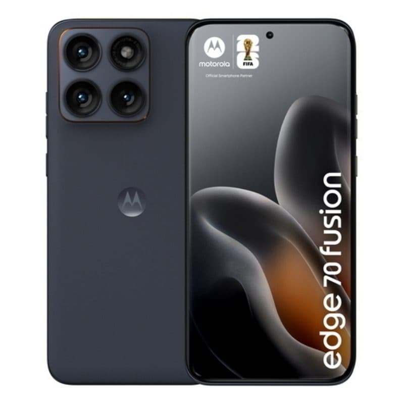 Smartphone 5G dual SIM 6.78 pollici octa core 8GB RAM 256GB Pantone Silhouette Black TIM - Motorola Edge 70 Fusion