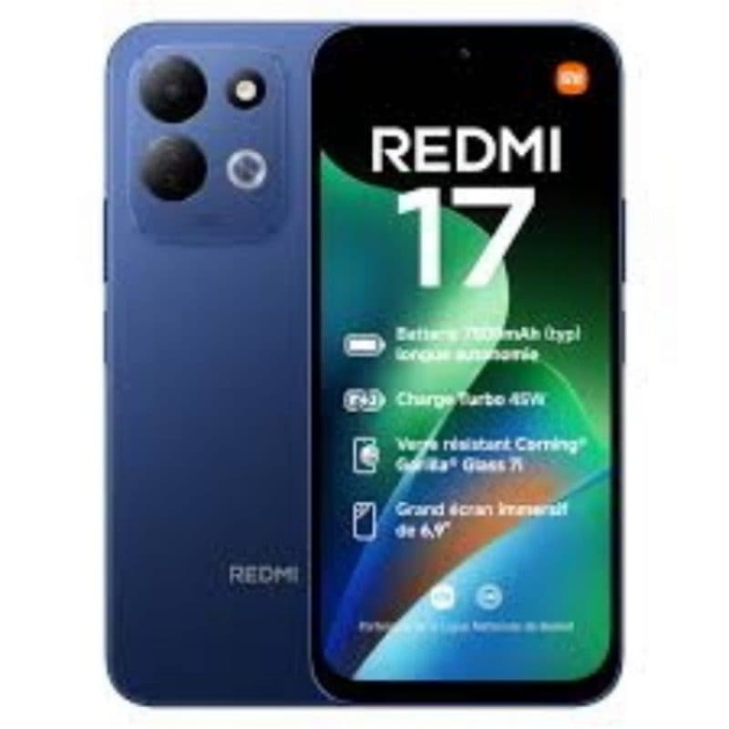 Smartphone 4G LTE dual SIM 6.99 pollici octa core 4GB RAM 256GB Deep Blue - Xiaomi Redmi 17