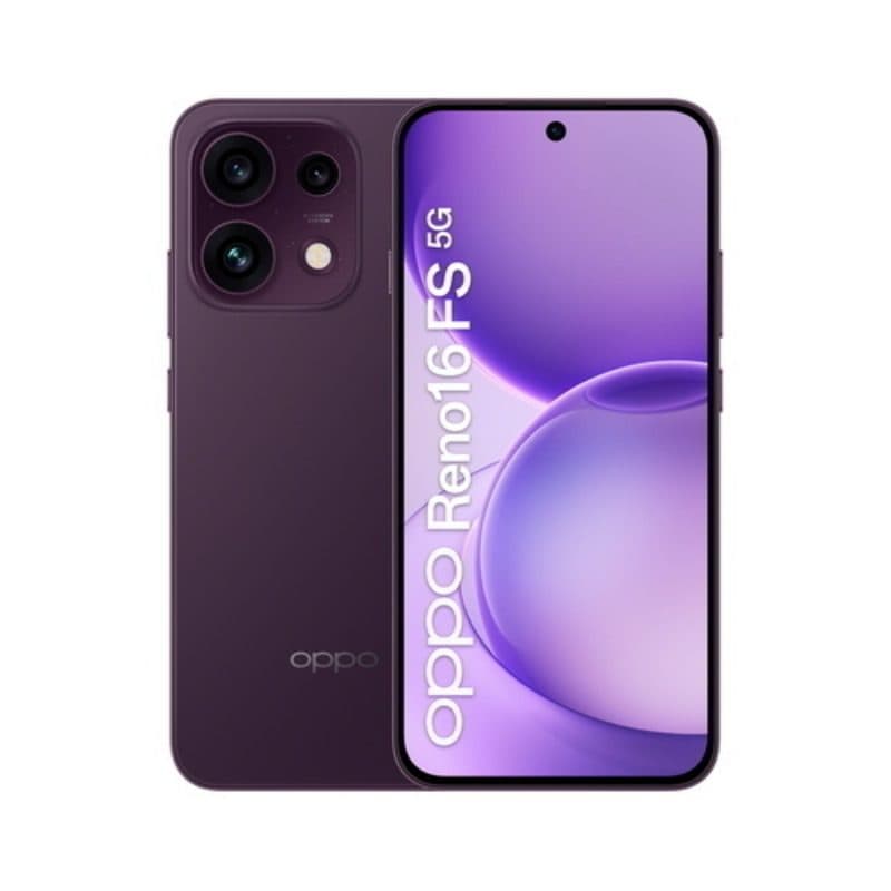 Smartphone 5G dual SIM 6.57 pollici octa core 8GB RAM 512GB Purple Black - Oppo Reno 16 FS