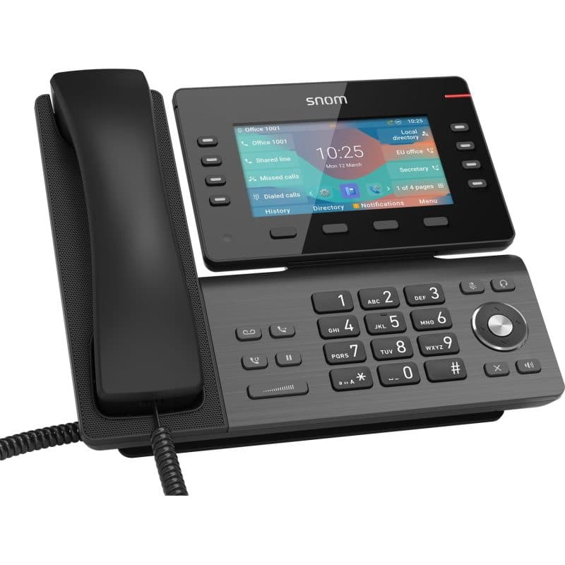 Telefono IP con display LCD nero - Snom D862
