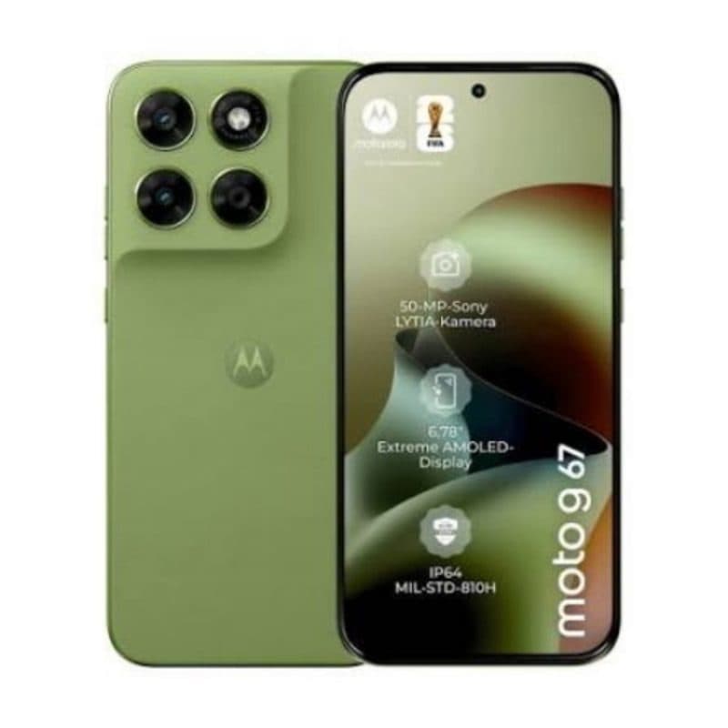 Smartphone 5G dual SIM 6,78 pollici octa core 128GB RAM 4GB Pantone Nile - Motorola Moto G67