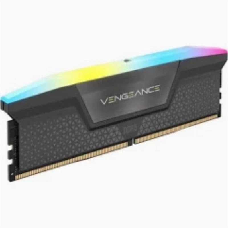 Memoria RAM 16GB (1x16GB) DDR5 6.000 MHz Intel XMP AMD EXPO CL38-48-48-96 DIMM grigio - Corsair Vengeance RGB