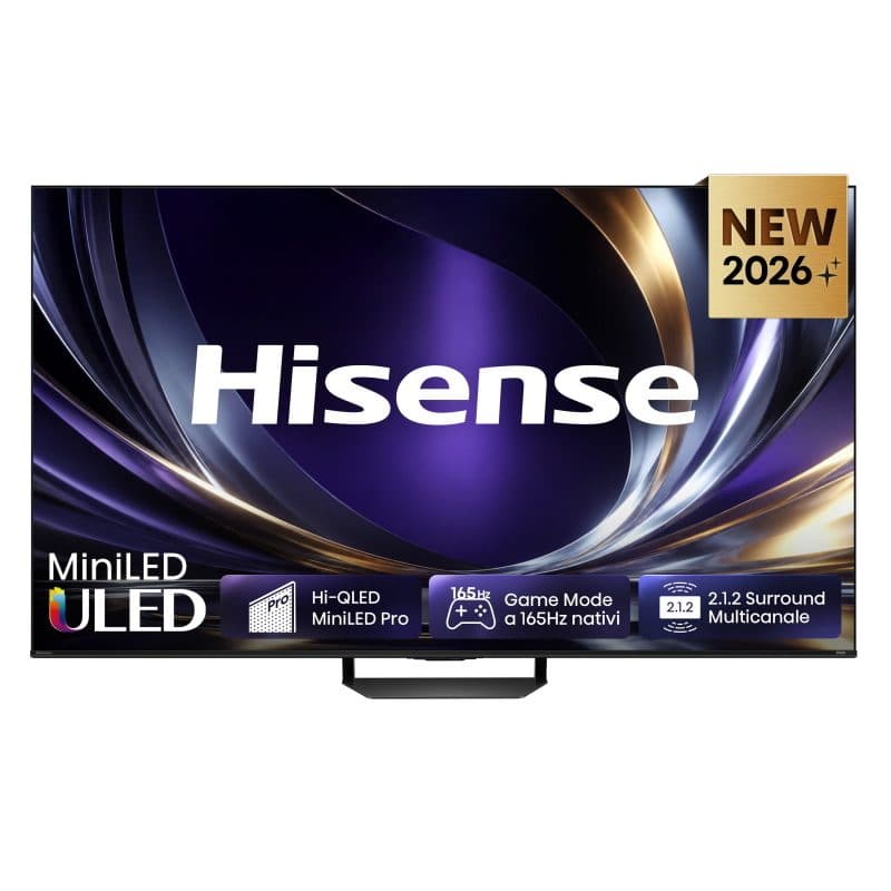TV Mini LED 55 pollici 4K UHD 165Hz - Hisense U7S Pro