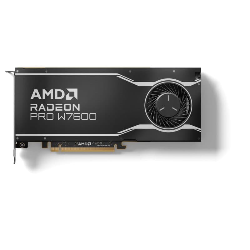 Scheda video 8GB GDDR6 - AMD Radeon Pro W7600