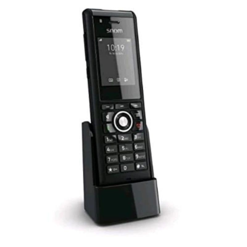 Telefono cordless IP industriale con man-down nero - Snom M85
