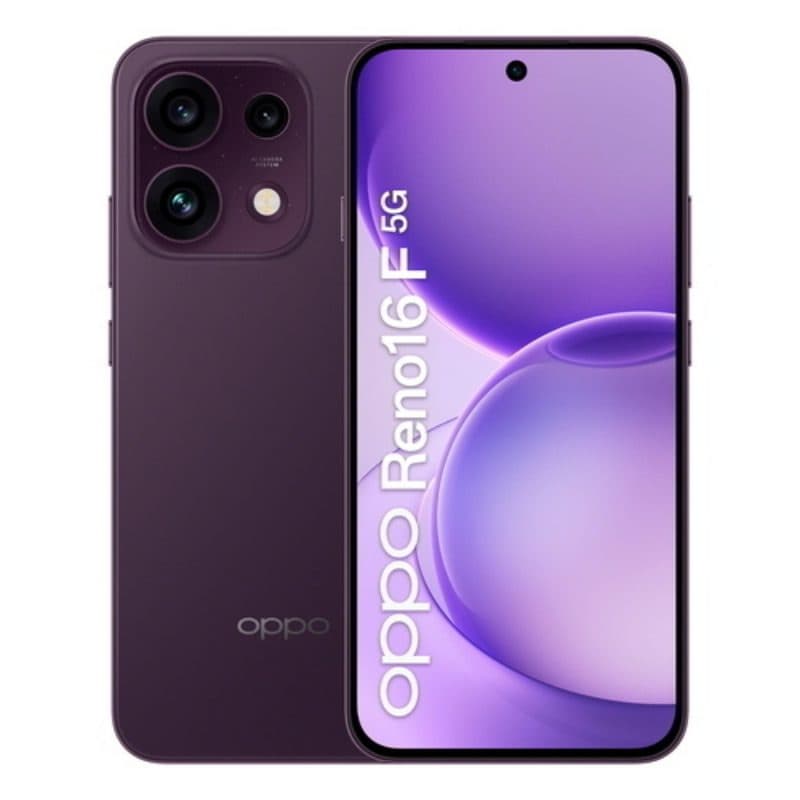Smartphone 5G dual SIM 6,57 pollici octa core 256GB RAM 8GB Purple Black - OPPO Reno 16F