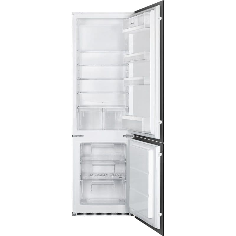 Frigorifero da incasso combinato statico No Frost 271 litri classe E bianco - Smeg C4172E