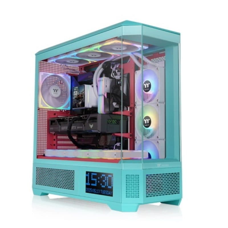 Case full tower ATX con finestra laterale mint strawberry - Thermaltake View 600 TG