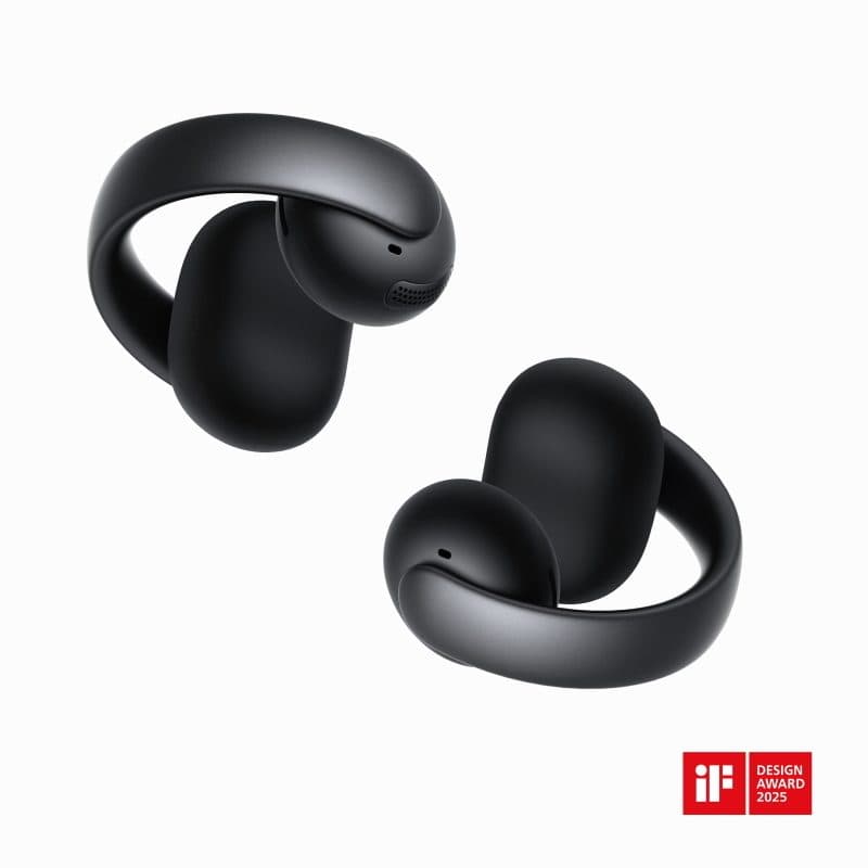 Cuffie wireless a orecchio aperto per chiamate, musica e sport nero - Soundcore AeroClip B2B