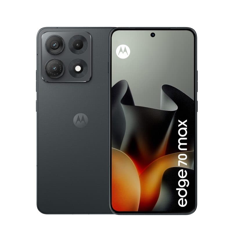 Smartphone 5G dual SIM 6,82 pollici Android 16.0 8GB RAM 256GB 7100 mAh USB-C grigio - Motorola Edge 70 Max