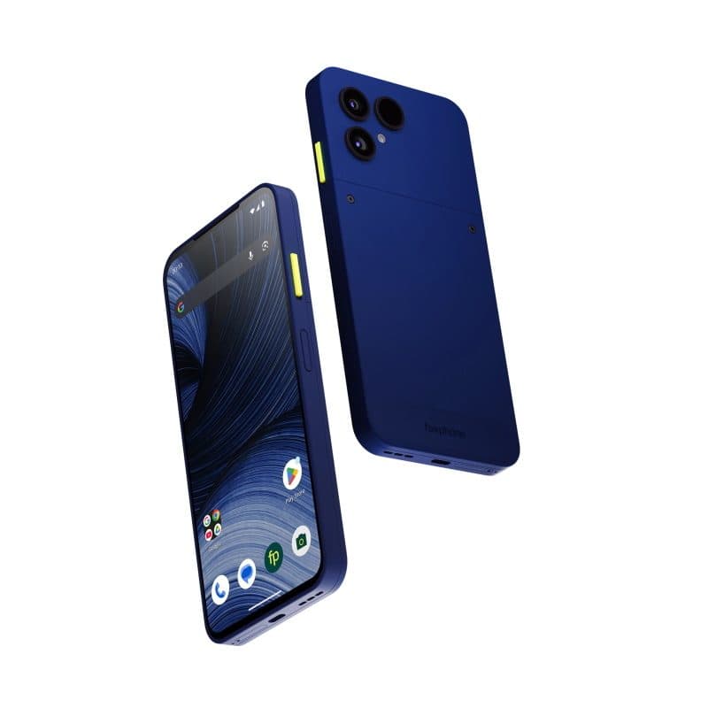 Smartphone dual SIM 12GB RAM 256GB Android 16 blu cobalto - Fairphone Gen 6+