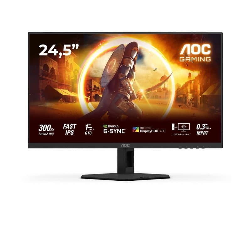 Monitor 62,2 cm (24.5 pollici) Full HD 1920 x 1080 LED nero e rosso - AOC G4 25G4SRE