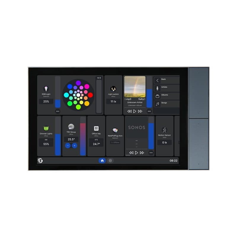 Pannello di controllo smart home 10,1 pollici (25 cm) argento - Shelly Wall Display XL